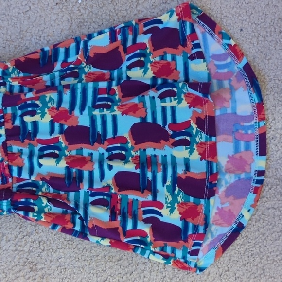 LuLaRoe Stretchy Short Sleeve Dress Size 2 with Pockets - Picture 3 of 7